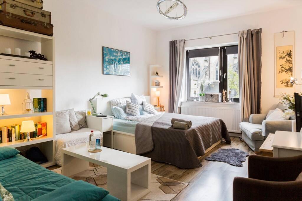 Beautiful Cozy 1-Room Apartment, Near Rhine ดุสเซลดอร์ฟ ภายนอก รูปภาพ