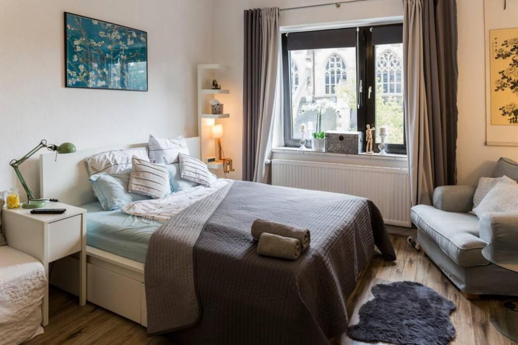 Beautiful Cozy 1-Room Apartment, Near Rhine ดุสเซลดอร์ฟ ภายนอก รูปภาพ